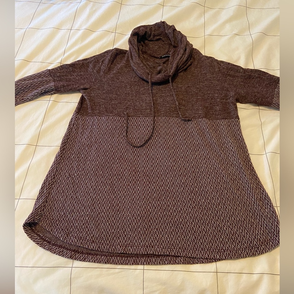 Pink Clover cowl neck sweatshirt size medium